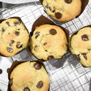 Sourdough Discard Chocolate Chip Muffins