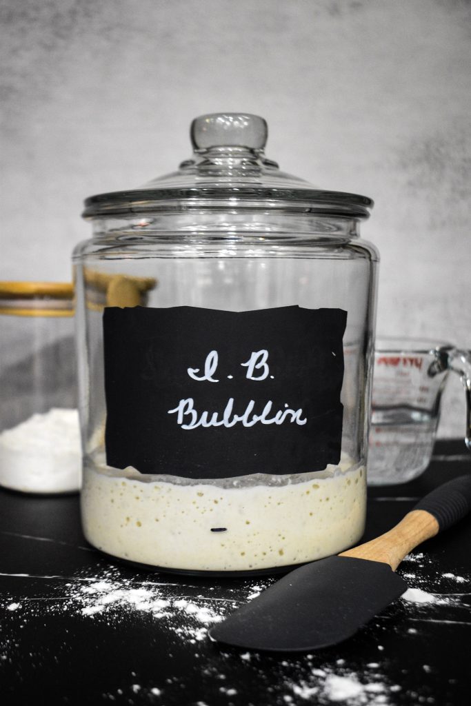 Sourdough Starter in jar