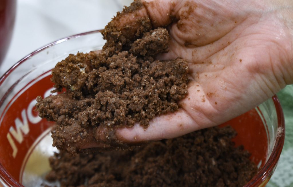 Chocolate Muffins Crumb Topping