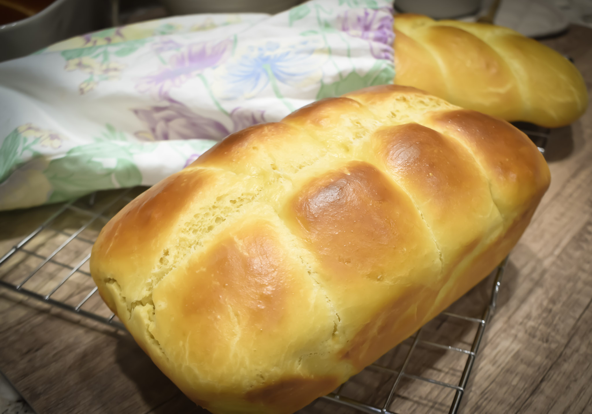 Milk brioche bread loaf