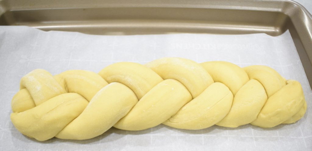 Dough Braid for milk brioche recipe