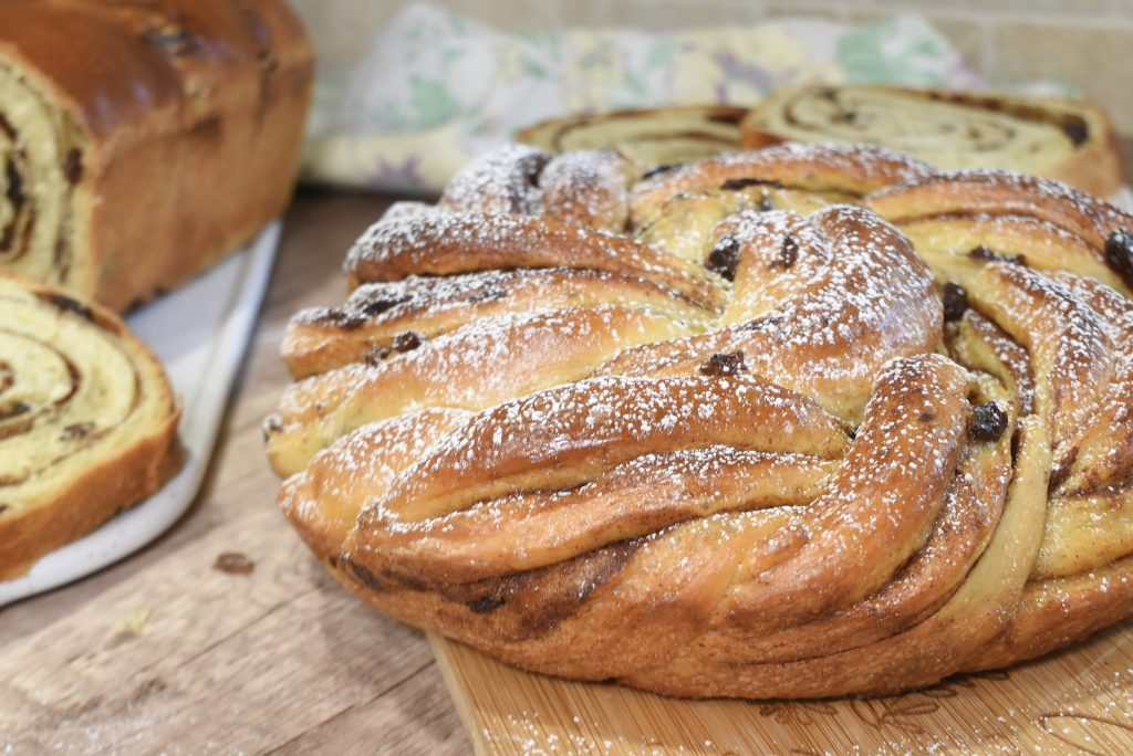 Sourdough Cinnamon bread rose